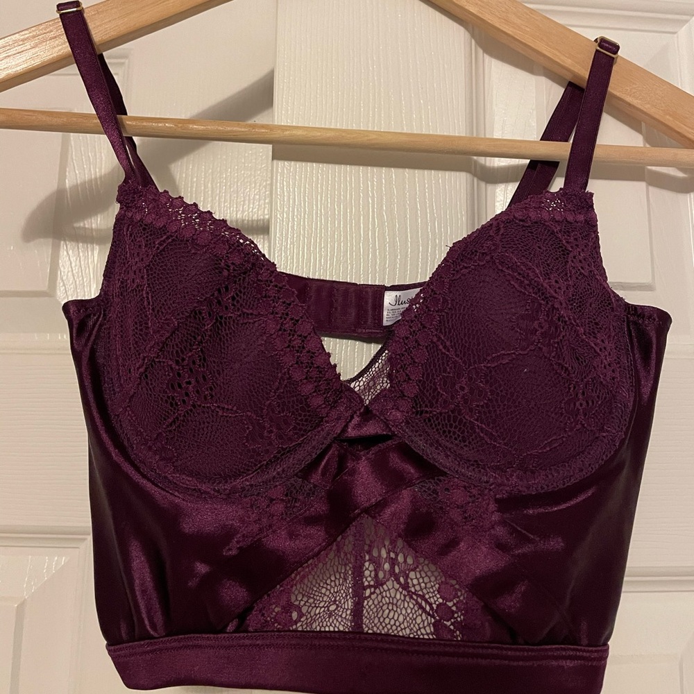 Purple bra